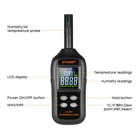 UYIGAO UA963 Digital Thermometer Hygrometer – 